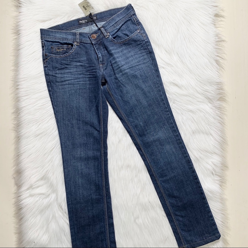 SOLD-NWT Pepe Jeans Elite Straight Leg Jeans 90’s - Picture 2 of 9